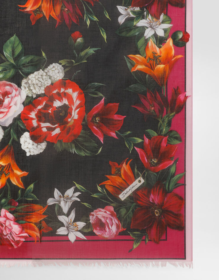 Dolce & Gabbana Flower-print cotton sarong Print O4A01JON08G