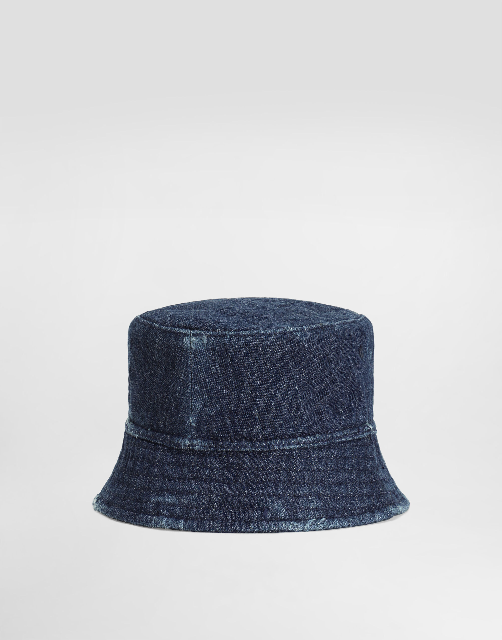 Bucket hat with dolce&gabbana logo plate in Multicolor for Boys