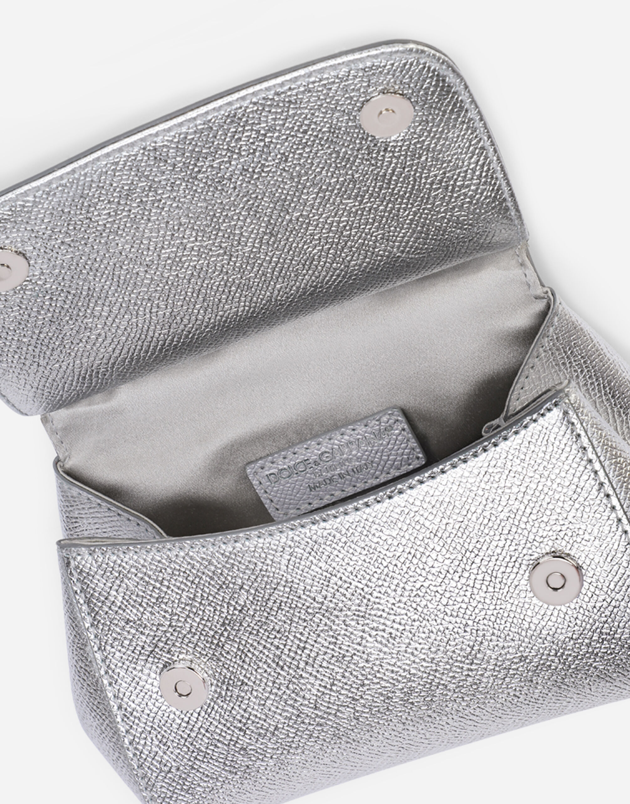 Dolce and gabbana silver bag cheap