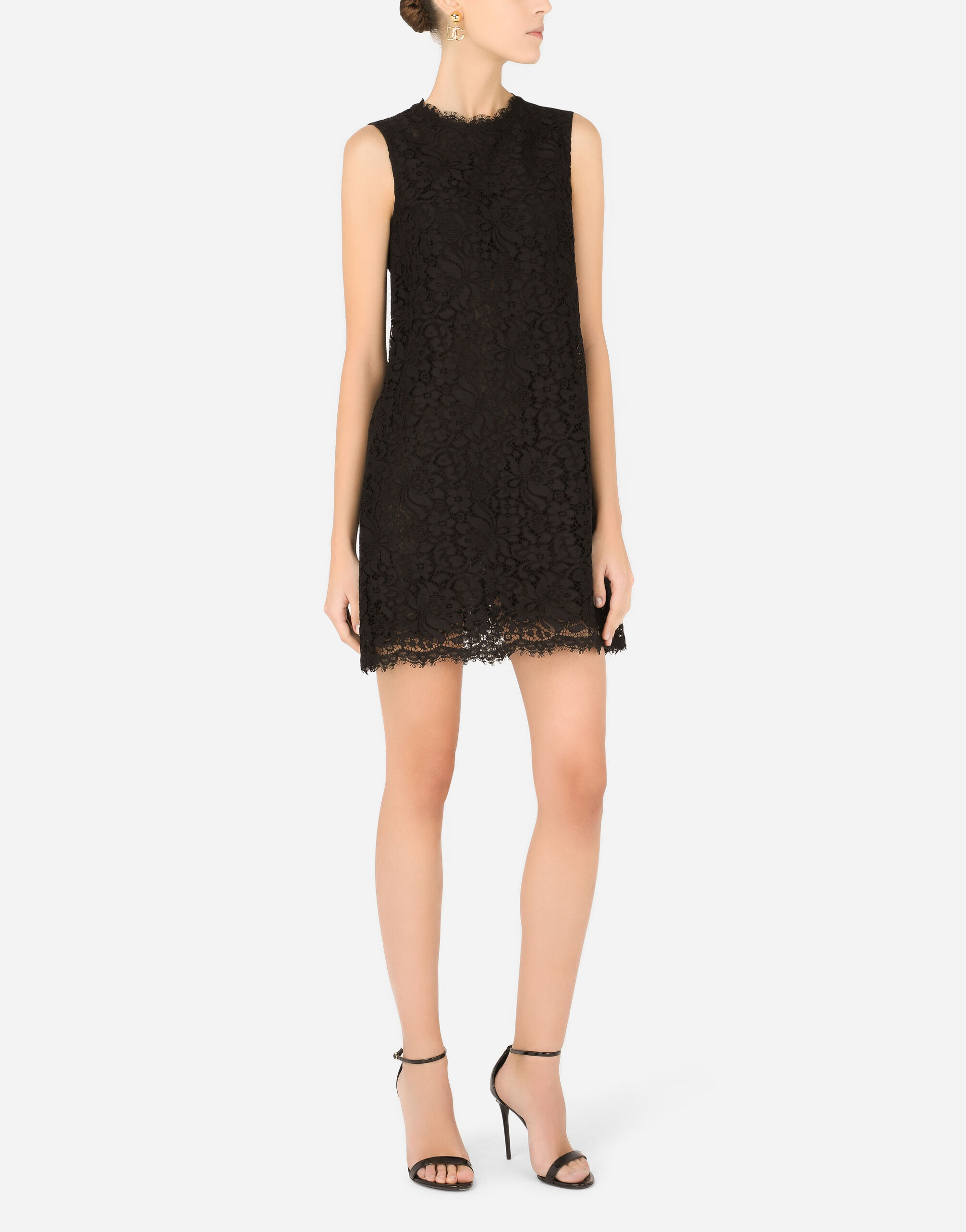 A-line dress in cordonetto lace A-line dress in cordonetto lace