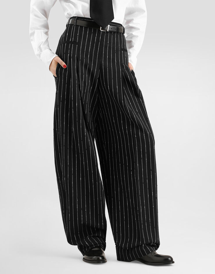 Dolce & Gabbana Pinstripe virgin wool trousers Dolce & Gabbana Pinstripe virgin wool trousers Multicolor FTDQCTFBZAG