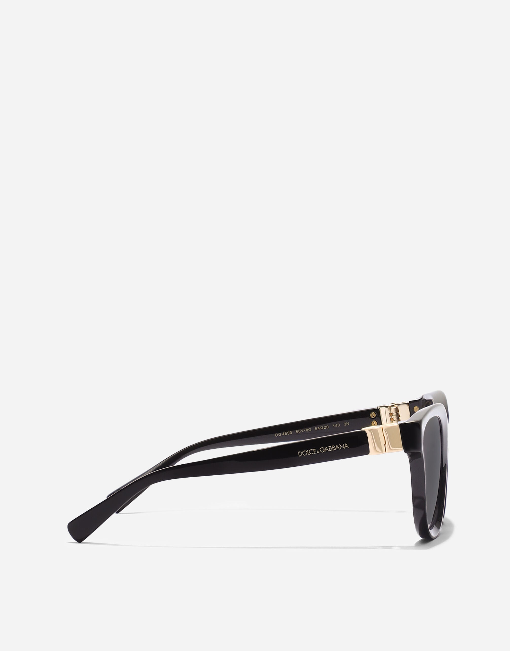Blackのウィメンズ DG ヒンジ サングラス | Dolce&Gabbana®