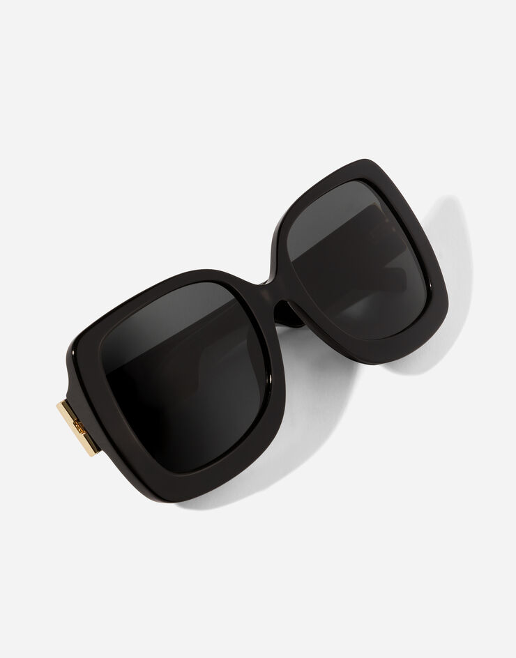 Dolce & Gabbana DG Crossed Sunglasses Black VG4513VP187