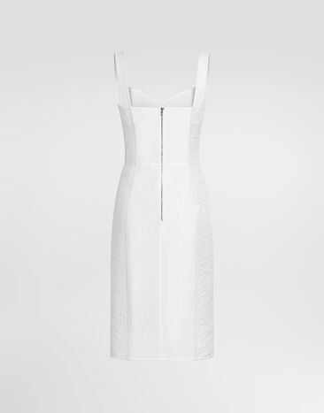 Dolce & Gabbana Korsettkleid aus Brokat Dolce & Gabbana Korsettkleid aus Brokat White F63G9THJMR4