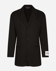 Dolce&Gabbana Stretch cotton gabardine jacket Grey G041KTGG914