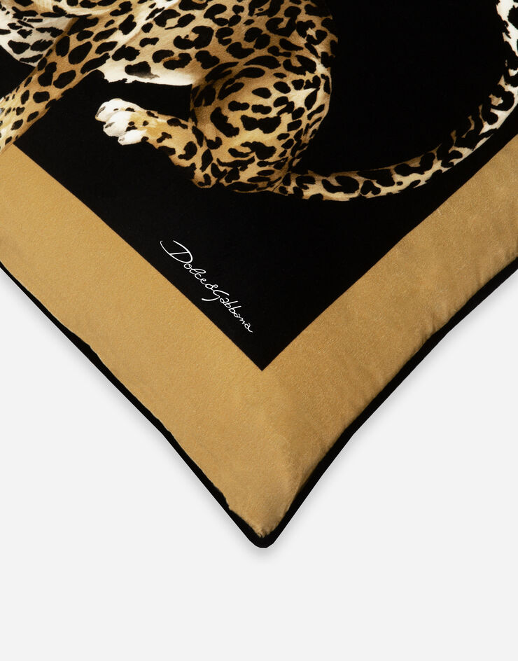 Dolce & Gabbana Großes Kissen aus Samt Mehrfarbig TCE003TCAA5
