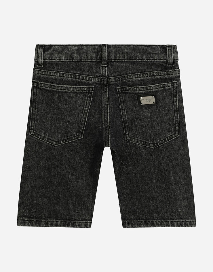Dolce & Gabbana 5-pocket denim shorts Negro L42Q37LDC28