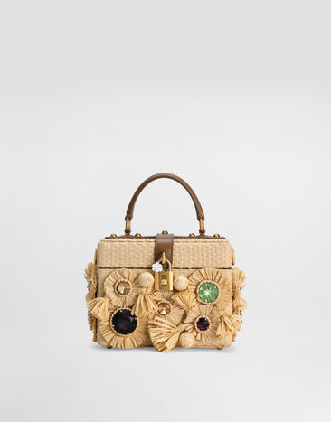 Dolce & Gabbana حقيبة يد كروشيه دولتشي بوكس مطرزة متعدد الألوان BB7810AL976