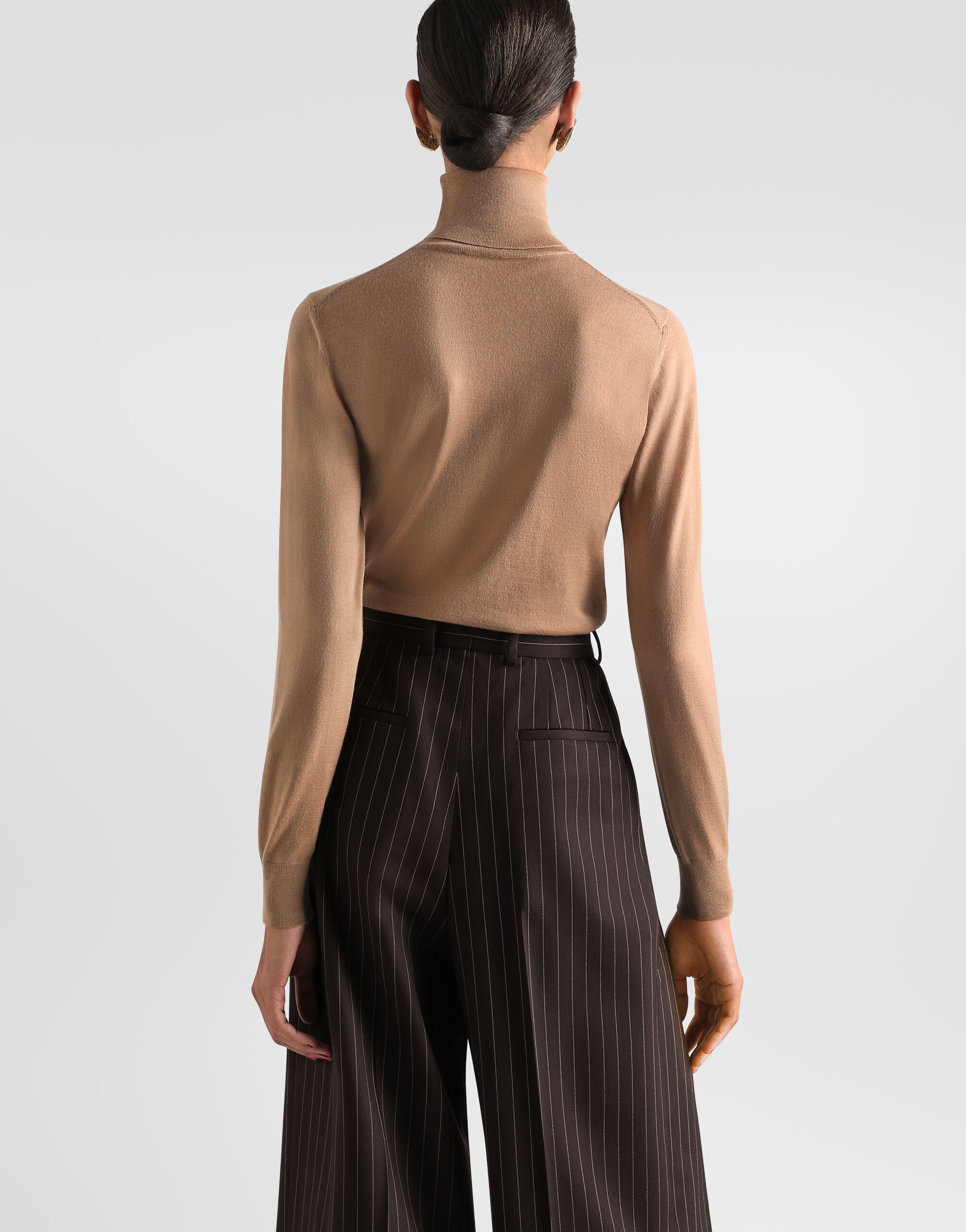 Cashmere turtleneck pullover - thumbnail 5