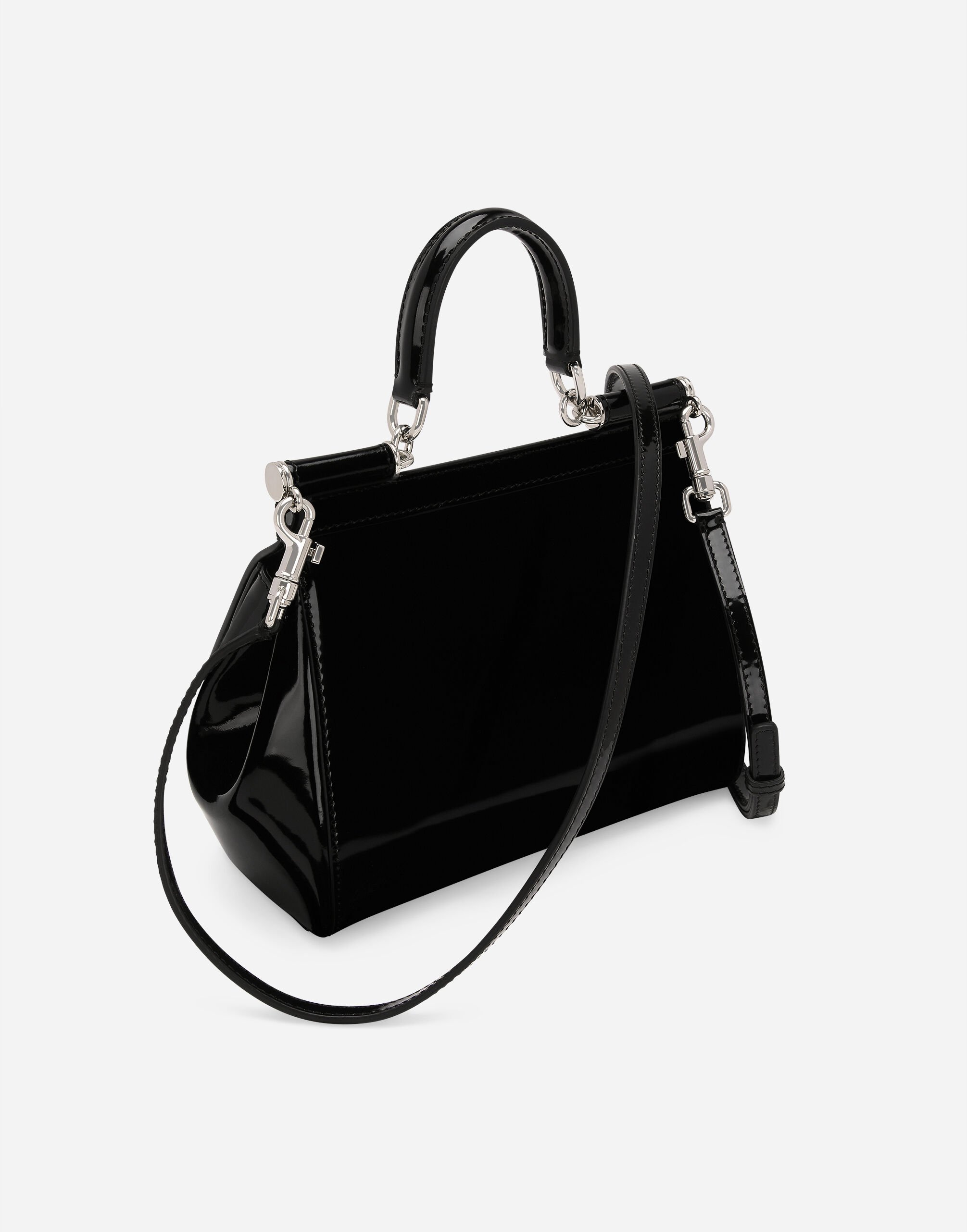 Medium Sicily handbag in Black for Women Dolce Gabbana US