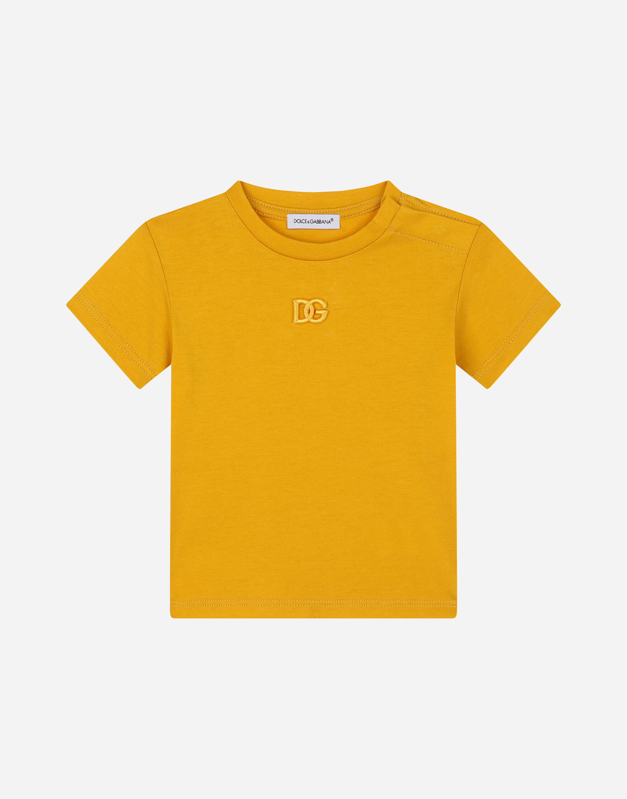Dolce gabbana yellow t deals shirt