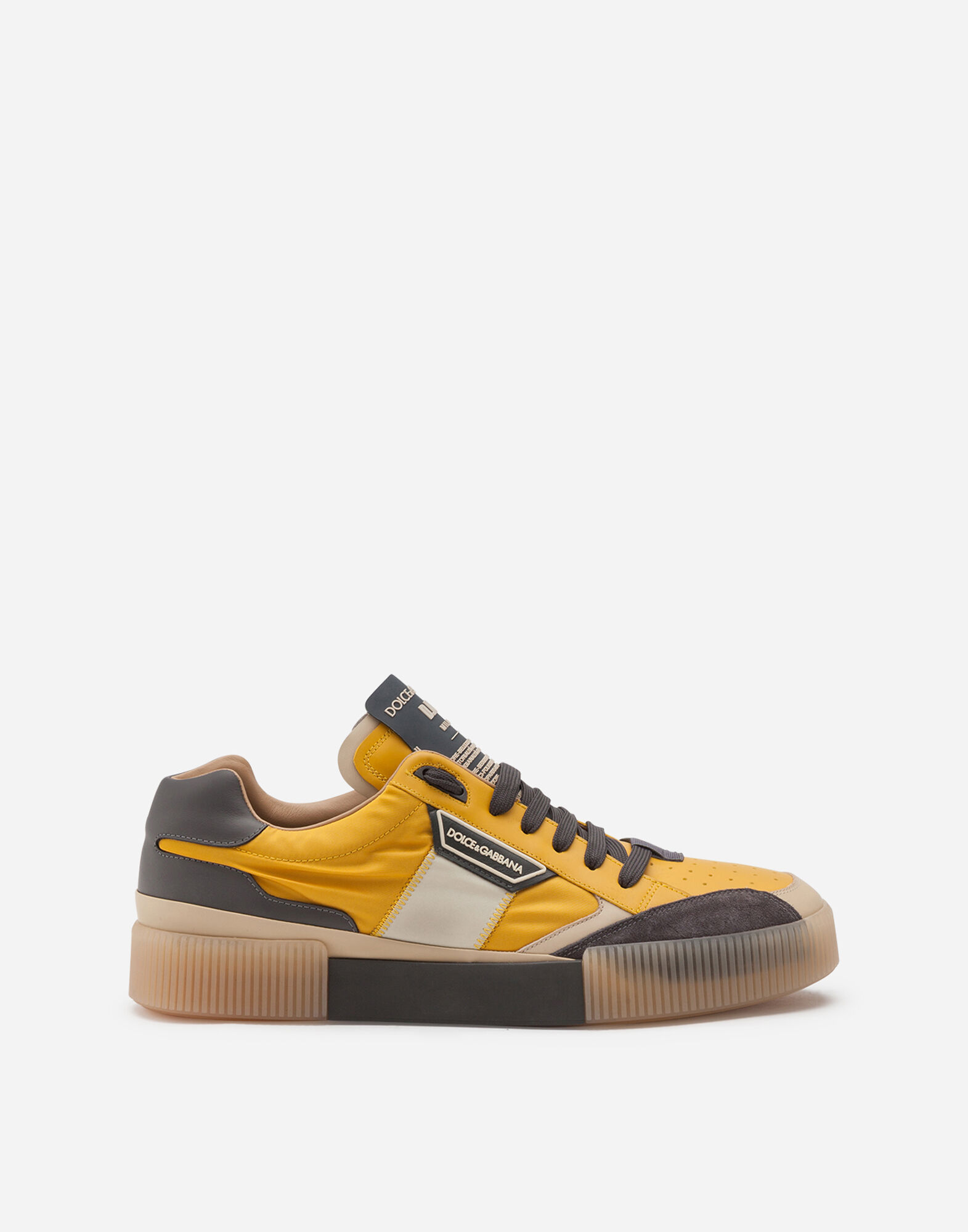 Yellow dolce and gabbana sneakers cheap