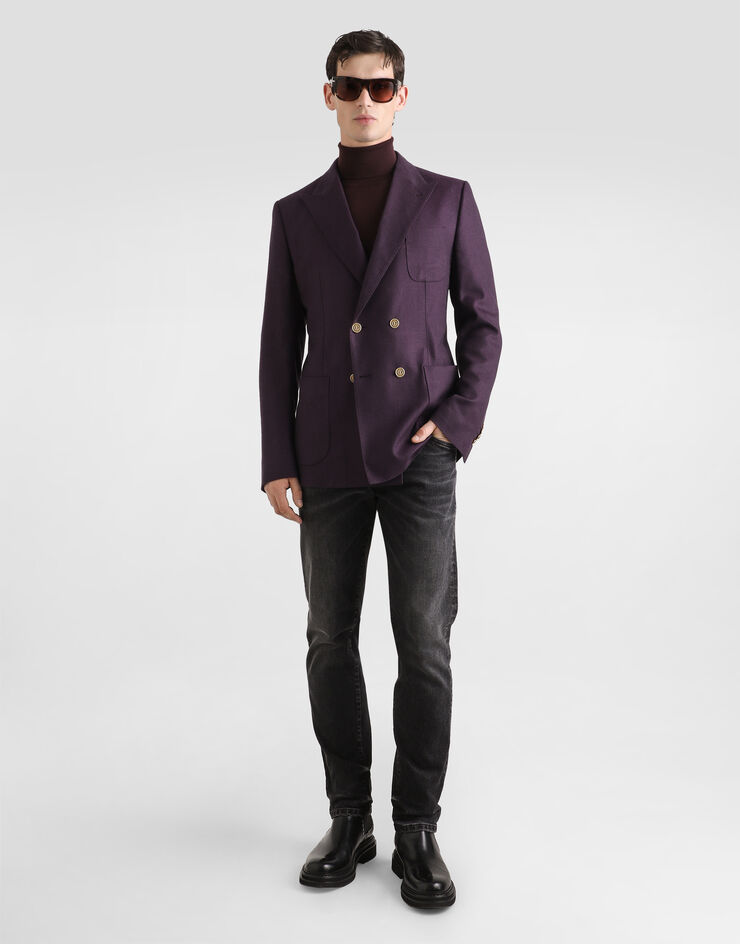 Dolce & Gabbana Cashmere turtleneck pullover Bordeaux GXW05TJBW05