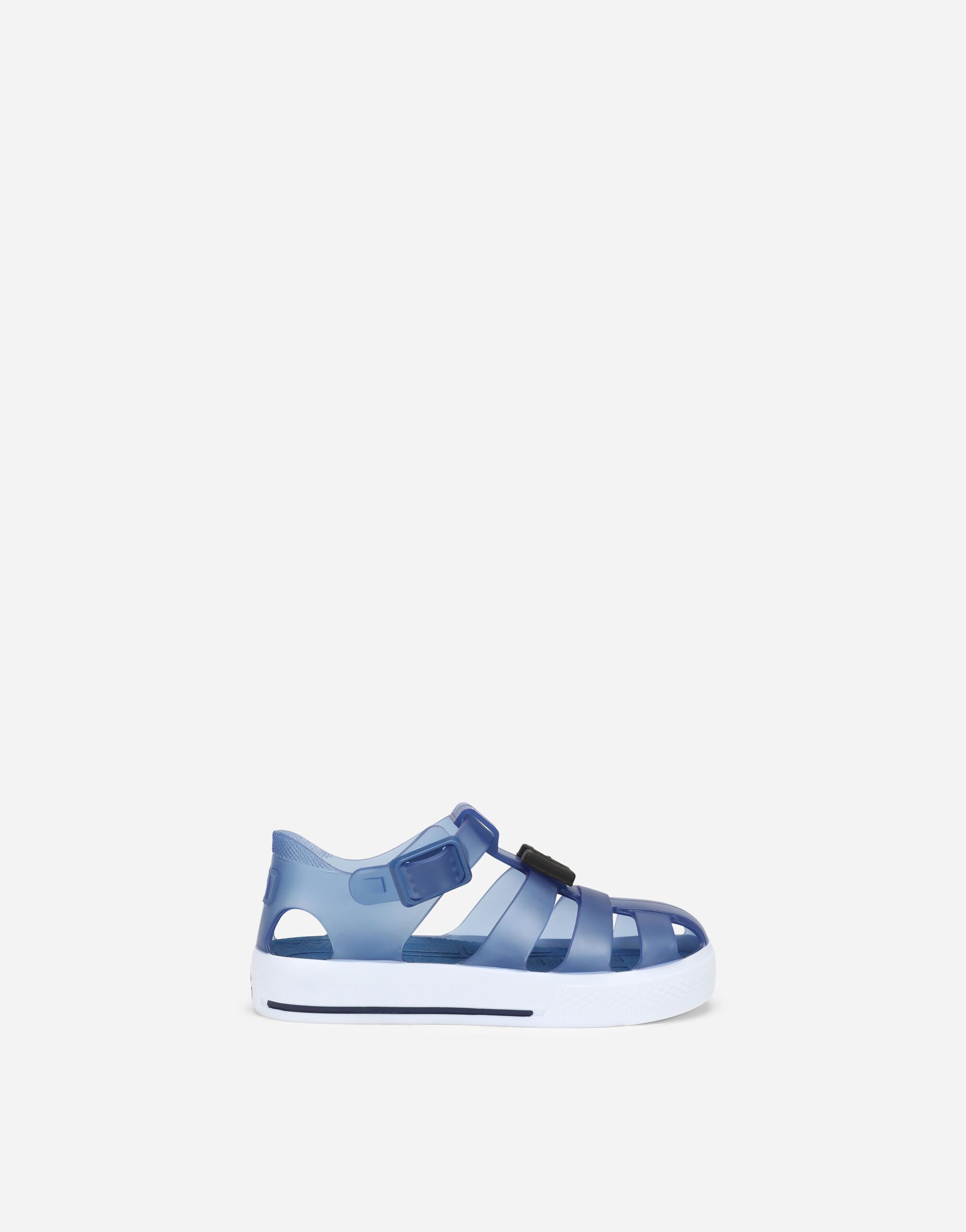 Sandali in gomma con DG logo in Multicolore da Bambino Dolce Gabbana