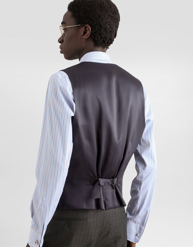 Dolce & Gabbana Pinstripe wool vest Dolce & Gabbana Pinstripe wool vest G702UTFR23X