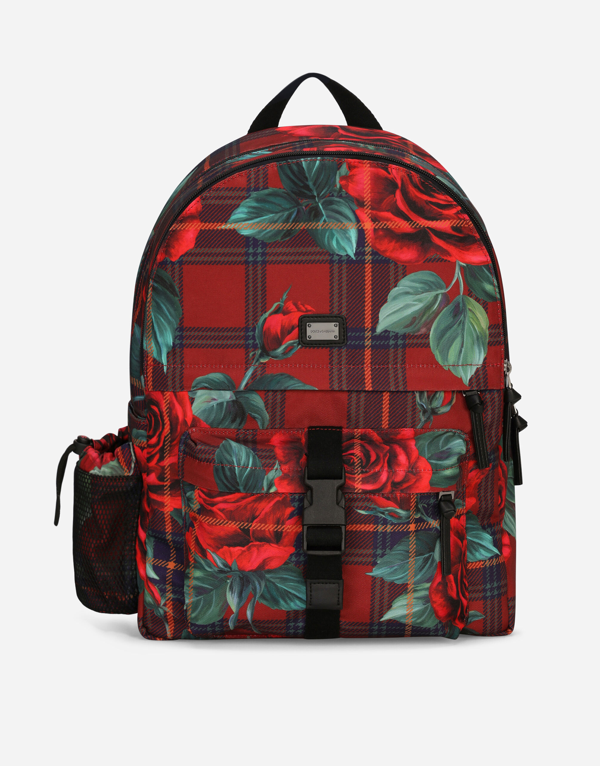 Red nylon backpack store