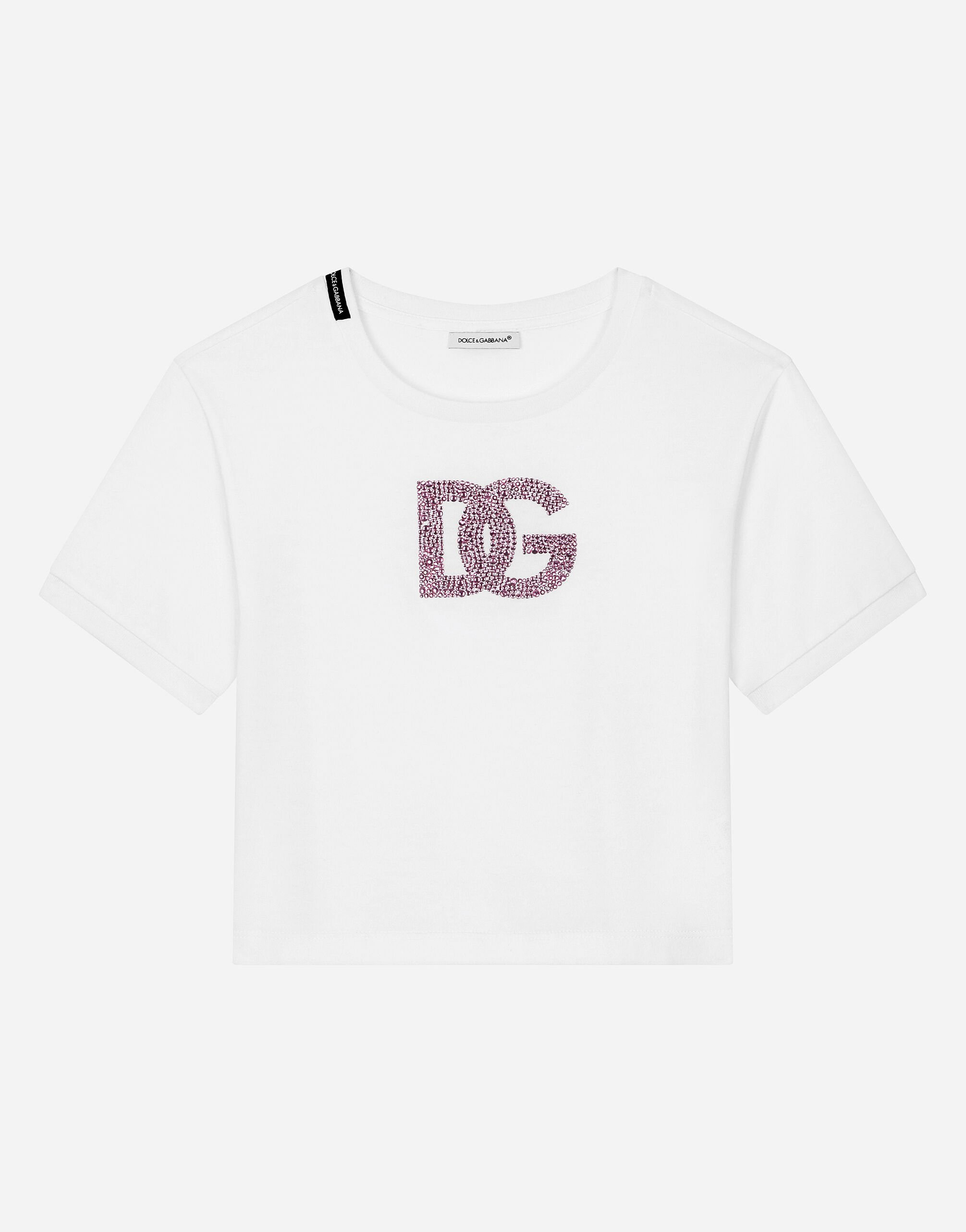 DOLCE&GABBANA 半袖 tシャツ ラインストーン DOLCE&GABBANA DOLCE & GABBANA ドルチェアンドガッバーナ Line