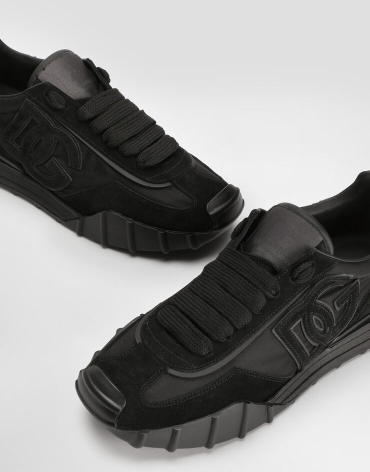 Dolce & Gabbana DG Athletic sneakers in fabric and calfskin Dolce & Gabbana DG Athletic sneakers in fabric and calfskin Black CS2384A0354