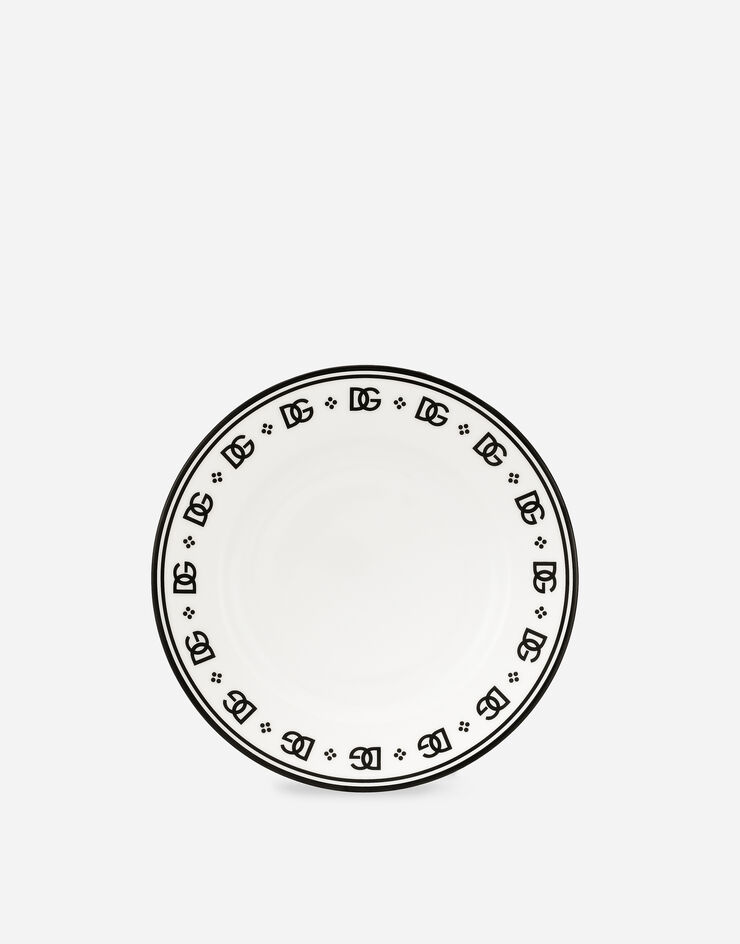 Dolce & Gabbana Set 2 Porcelain Dessert Plates Multicolor TC0S03TCALH
