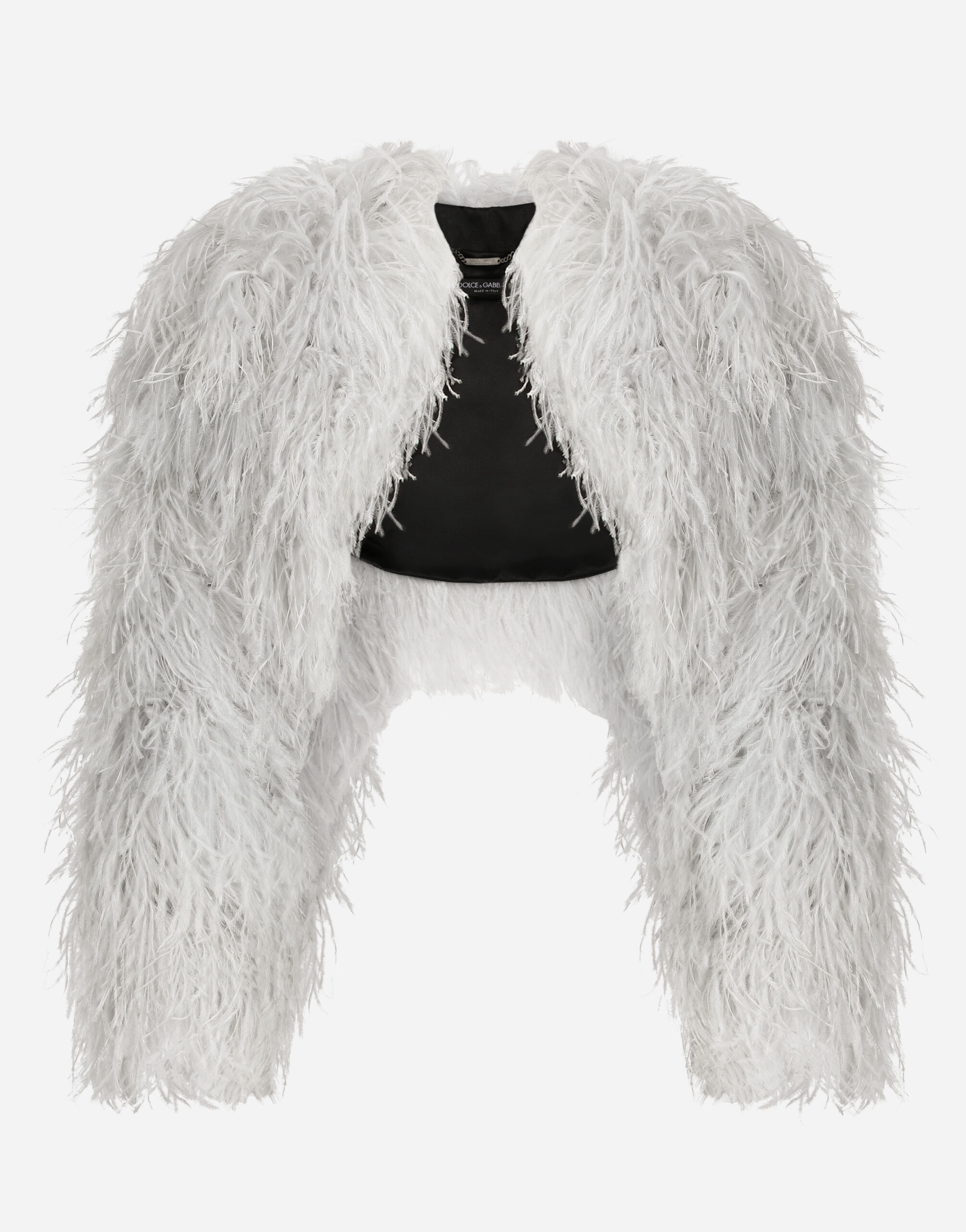 Ostrich shop feather coat