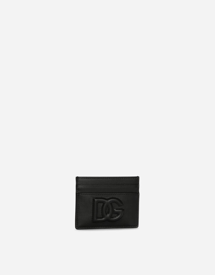 Dolce & Gabbana Calfskin DG Logo card holder Black BI0330AG081