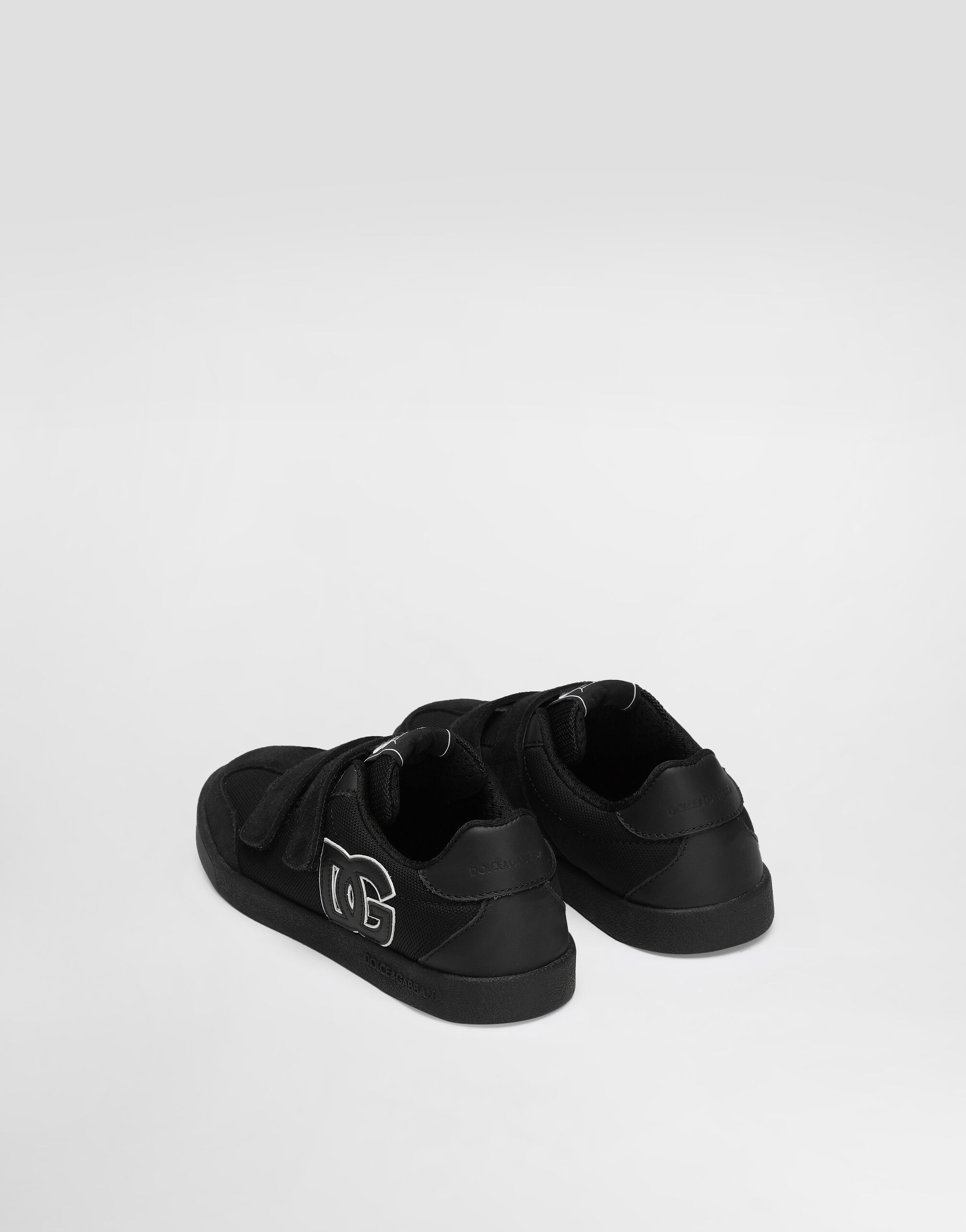 Dolce & Gabbana DGロゴ スニーカー DG Original calfskin low-top sneakers with DG logo in Black