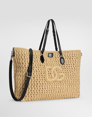 Dolce & Gabbana Atene raffia shopping bag Multicolor BM2655A0756