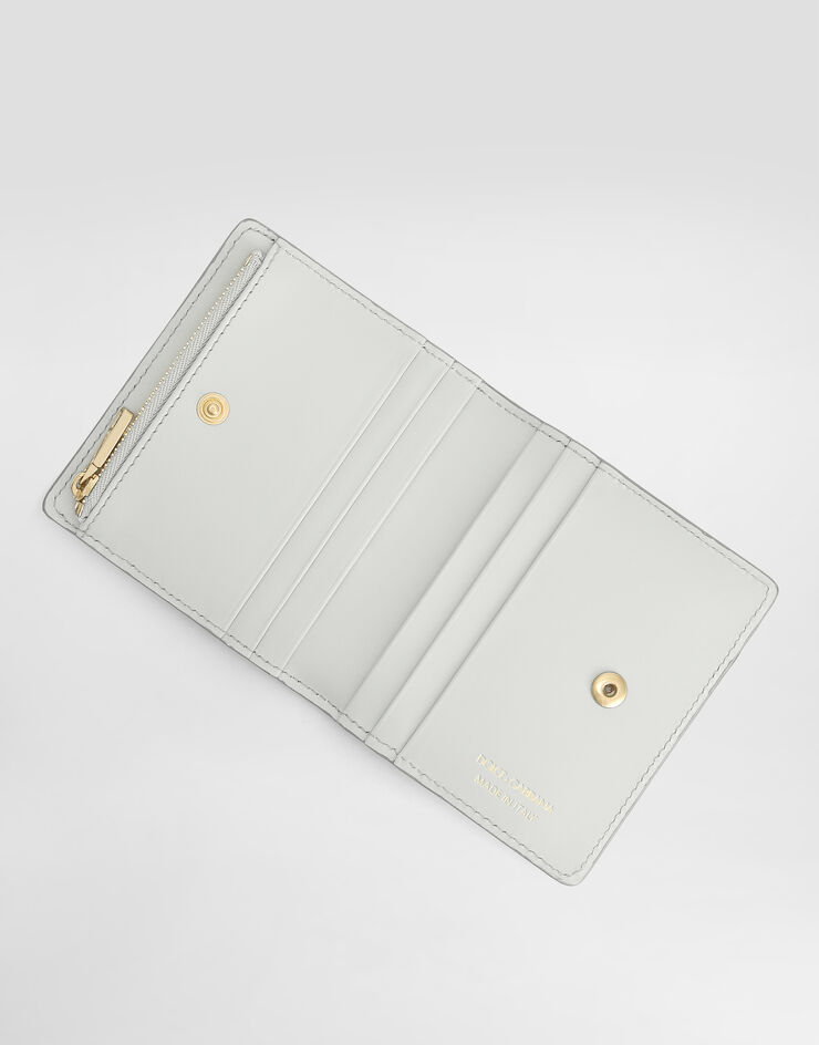 Dolce & Gabbana 亮泽小牛皮钱包 版画 BI3339A6O23