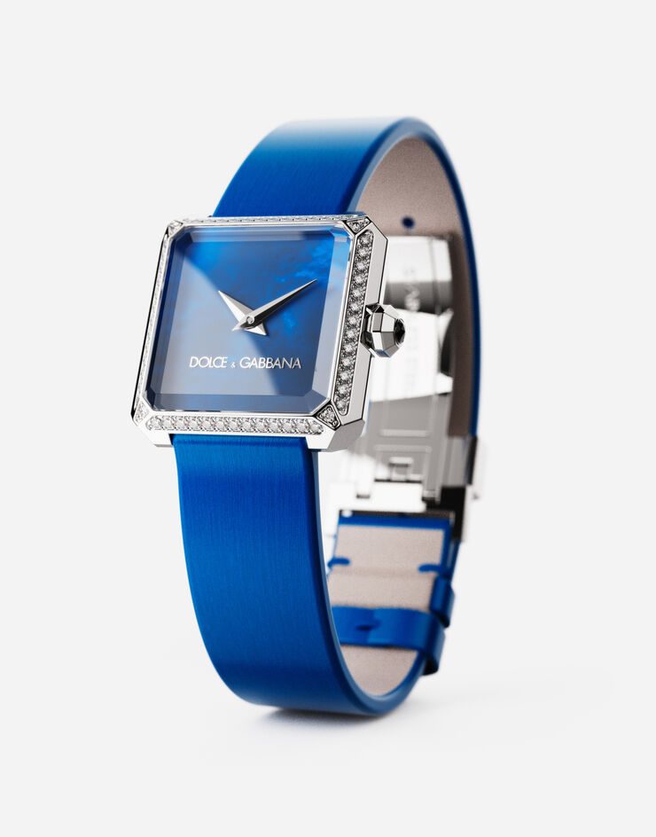 Dolce & Gabbana Sofia steel watch with colorless diamonds Blu WWJC2SXCMDT
