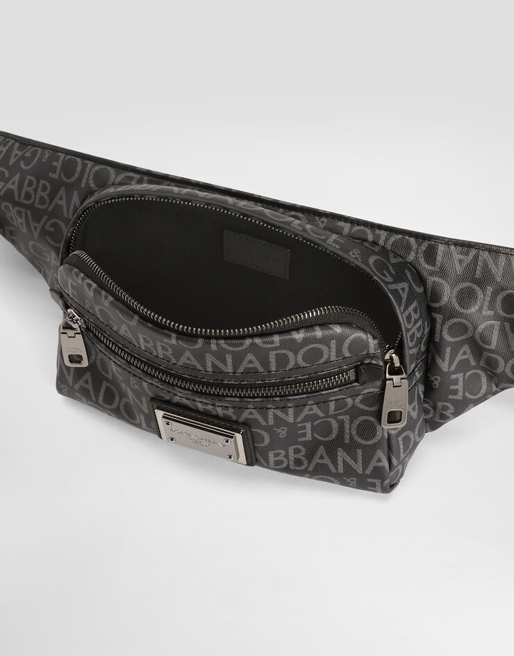 Dolce & Gabbana حقيبة خصر جاكار مطلية صغيرة متعدد الألوان BM2218AJ705