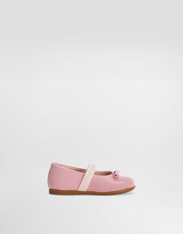 Dolce & Gabbana Patent leather ballet flats Pink D20093A4831