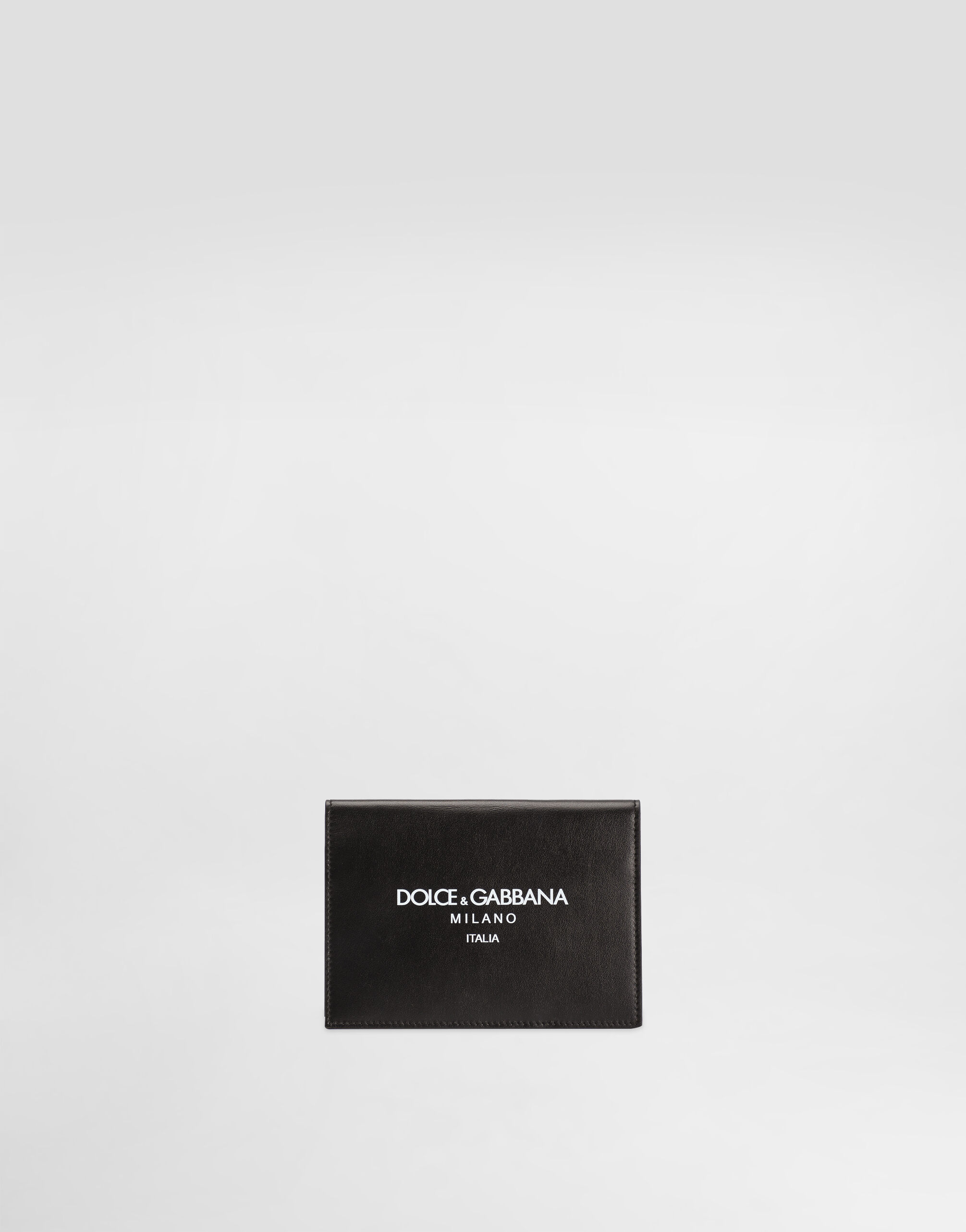 【送料&関税込】Dolce & Gabbana Passport Holder Black & Navy Dauphine Passport Holder by Dolce&Gabbana on Sale