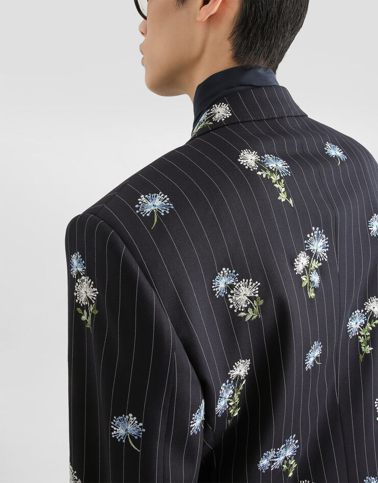 Dolce & Gabbana Double-breasted palermo wool suit with embroidery  GK05YZGK456