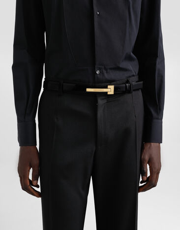 Dolce & Gabbana Patent leather belt Black BC4870A1471