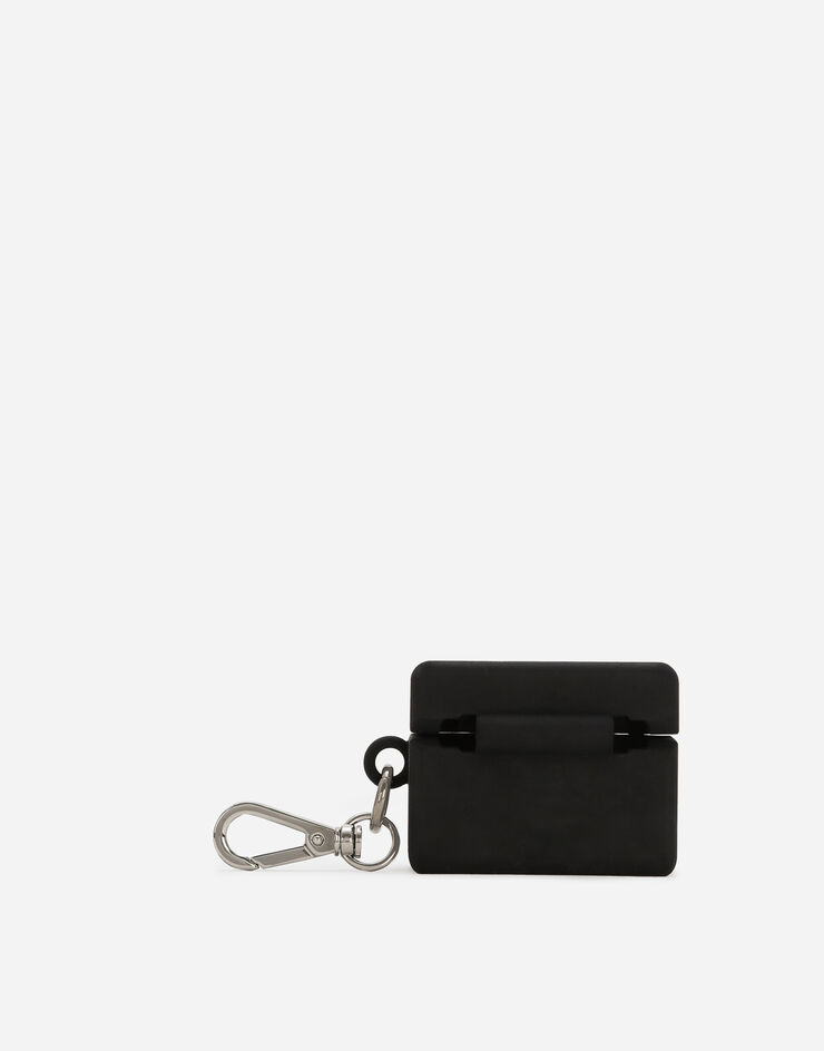 Dolce&Gabbana حقيبة إيربودز مطاطية أسود BP3263AG816