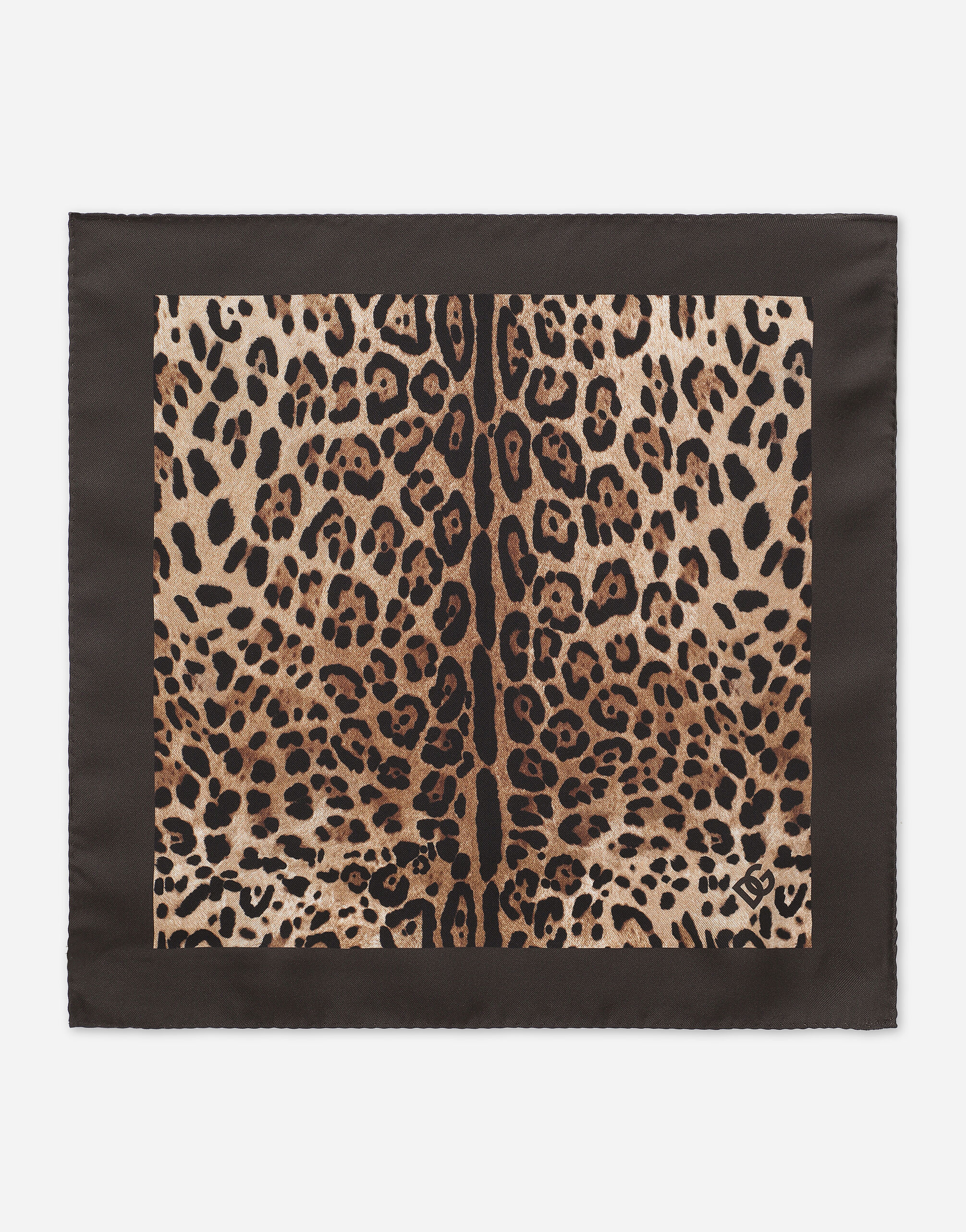 Leopard sales pocket square