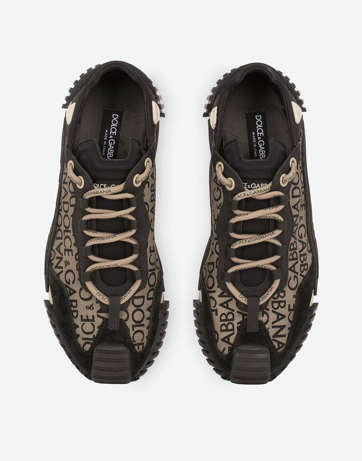 Dolce&Gabbana Coated jacquard NS1 sneakers Beige CK1810AQ256