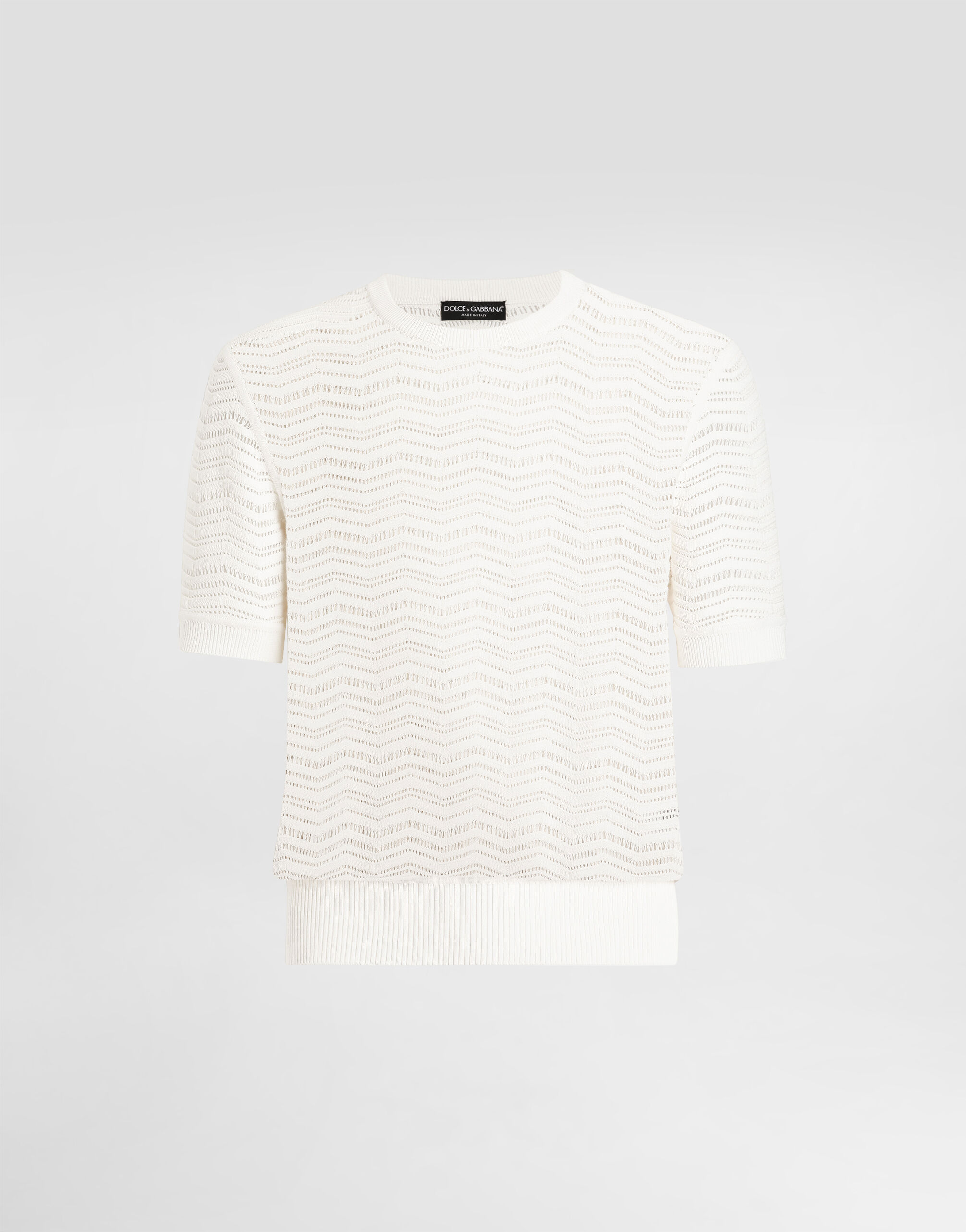 Whiteのメンズ コットン プルオーバー | Dolce&Gabbana®