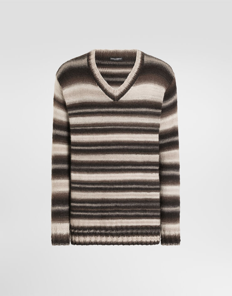 Dolce & Gabbana Wool blend pullover Beige GXY88TJGMMY