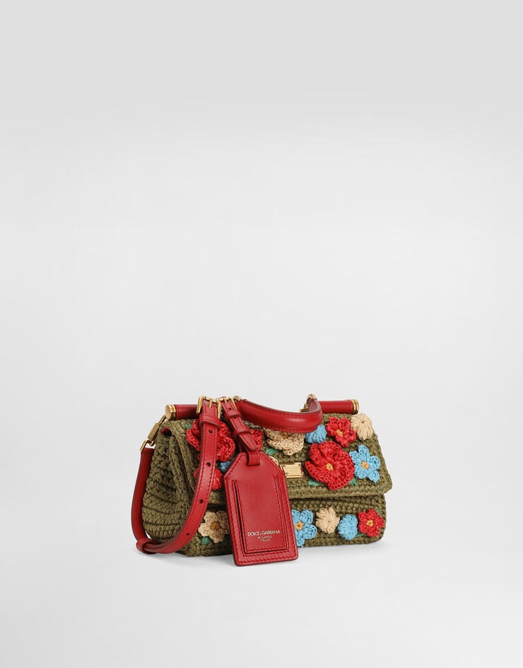 Dolce & Gabbana My sicily raffia crochet handbag Multicolor BB7864BZ350