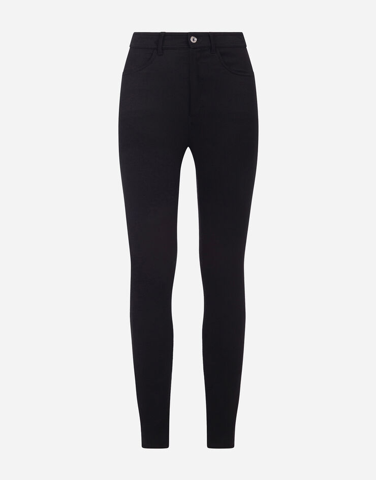 Dolce & Gabbana Leggings 5 tasche in cavalry stretch Nero FTBXTTFURIS