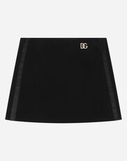 Dolce & Gabbana Miniskirt with DG logo Pink D11229A1328