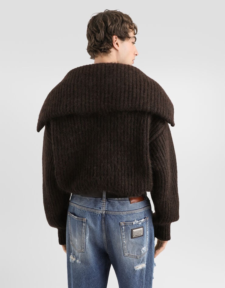 Dolce & Gabbana Wool blend pullover Dolce & Gabbana Wool blend pullover Brown GXWB7TJGMMX
