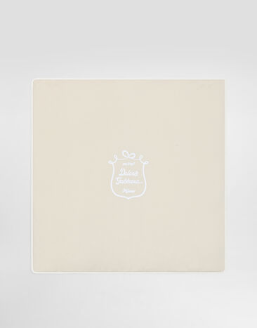 Dolce & Gabbana Jersey blanket with print Multicolor LNJA88G7PTY