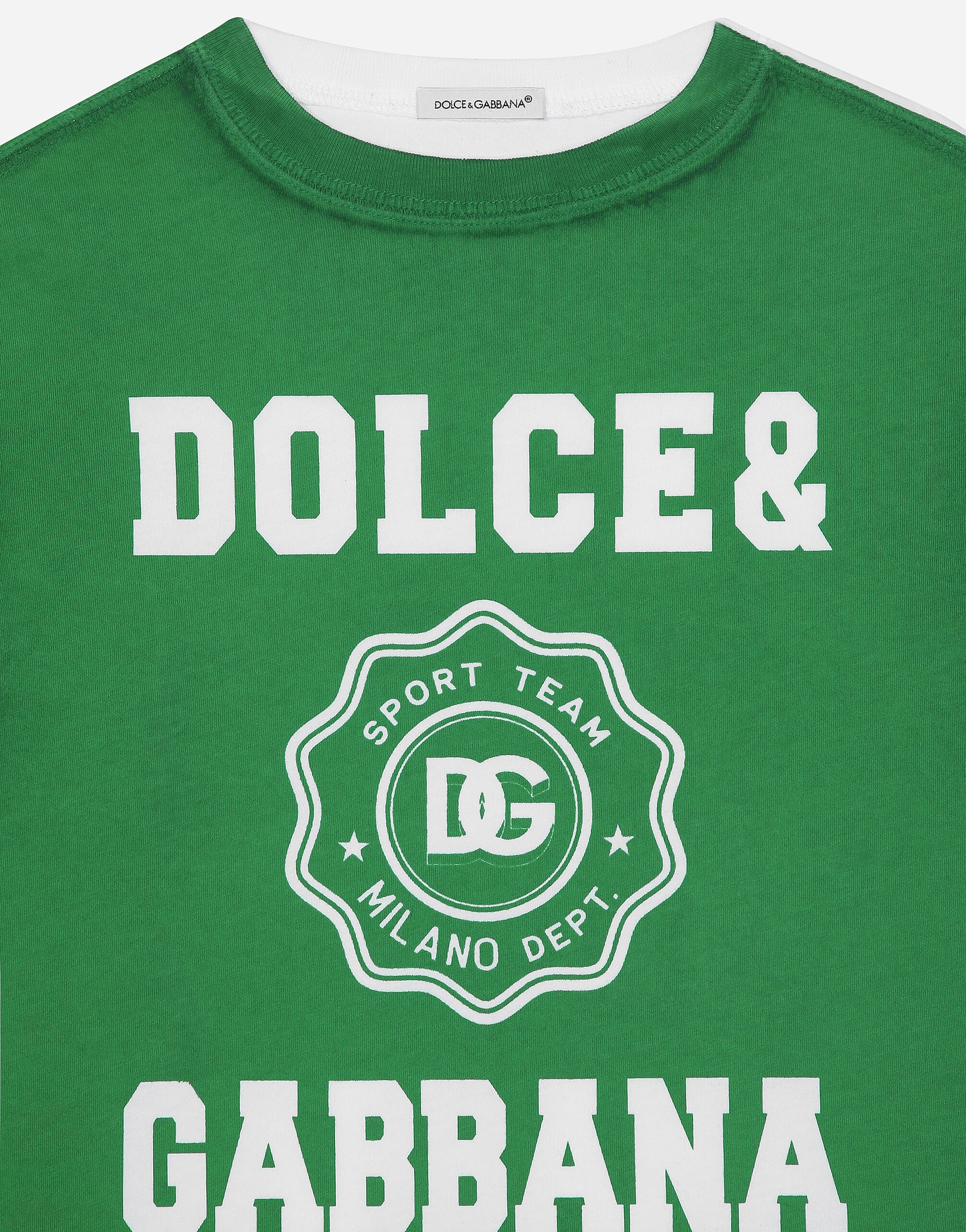Jersey T shirt with Dolce Gabbana logo