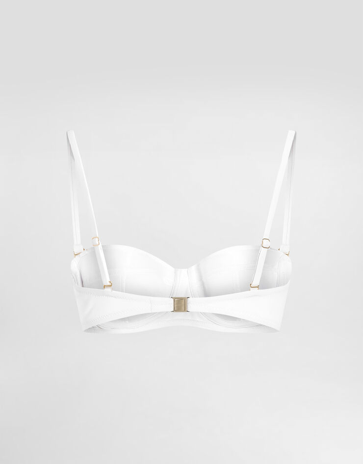 Dolce & Gabbana Balconette bikini top White O1A16JFUGA2