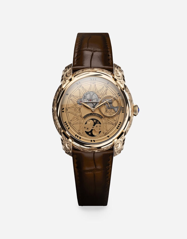 Dolce & Gabbana Orologio manifattura italiana Marrone WWLL1GXLL01