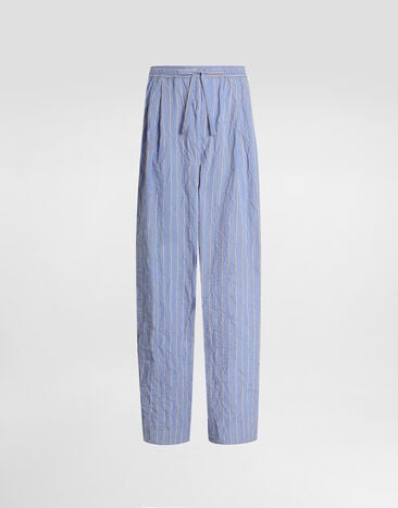 Dolce & Gabbana Viscose vanity trousers Multicolor GP1N9TFBMFS