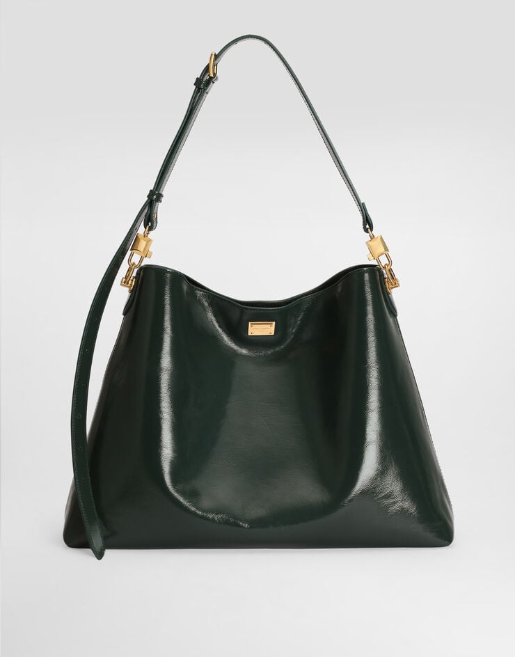 Dolce & Gabbana Large Vittoria calfskin shoulder bag Dolce & Gabbana Large Vittoria calfskin shoulder bag Green BB7942AZ000