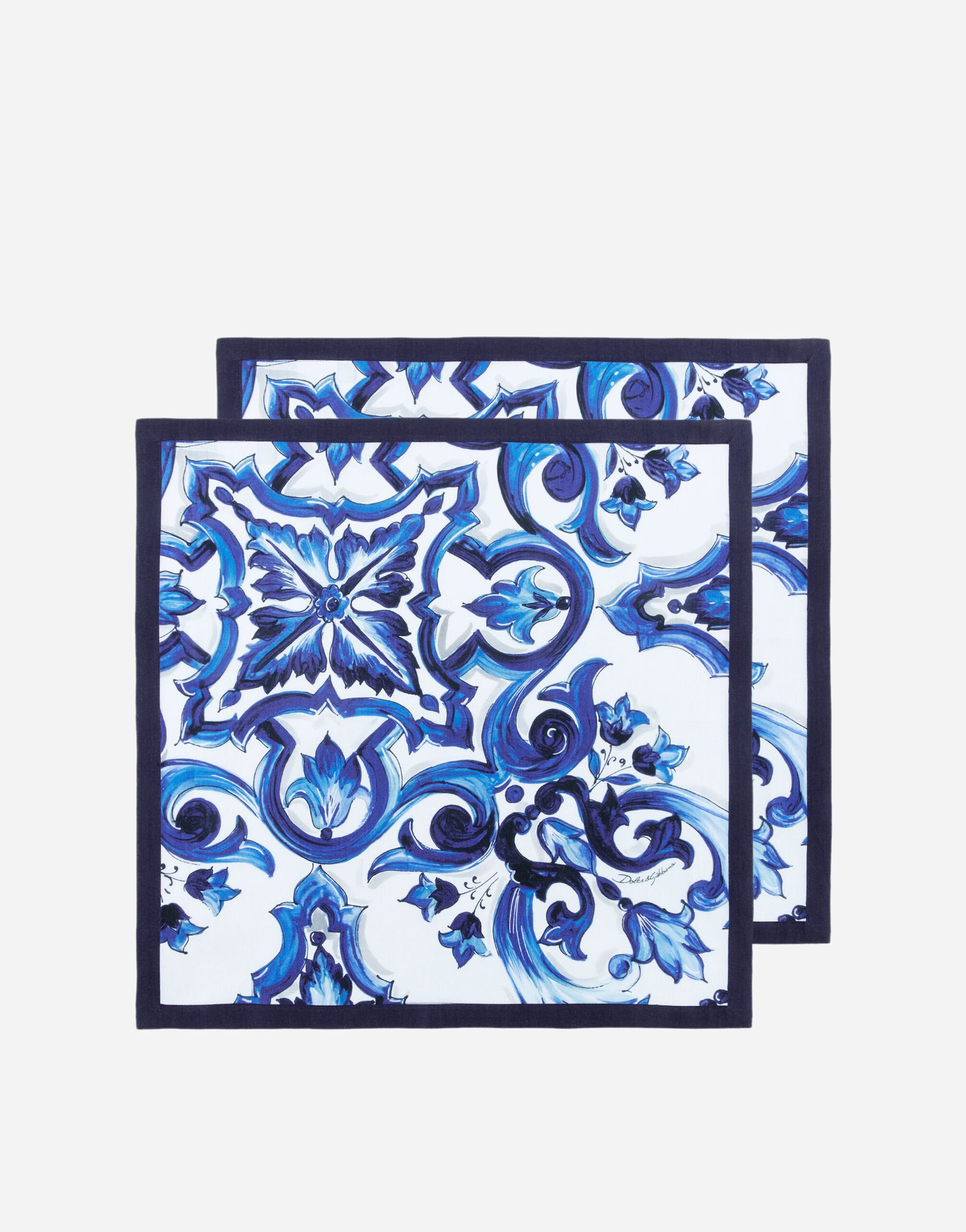 WAVATA Leinen Servietten 4er Set - 40x40cm, Nachhaltig & Stylisch